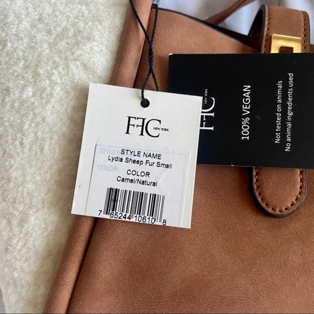 COPY - FFC Lydia Faux Sheep Fur Handbag NWT - Picture 5 of 9